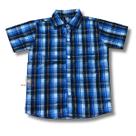 Camisa Infantil Festa Junina Xadrez Azul Caipira Camisa Infantil Festa Junina Xadrez Azul Caipira