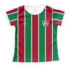 Camisa Infantil Fluminense Baby Look Listrada Oficial Camisa Infantil Fluminense Baby Look Listrada Oficial