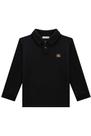 Camisa Infantil Gola Polo Manga Longa Algodão Com Elastano Luc.Boo L4