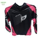 Camisa infantil insane x preta/rosa t-4