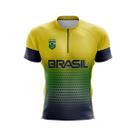 Camisa Infantil Kids Ciclismo Criança Brasil Manga Curta Dryfit Proteção Uv - Camisa Infantil Kids Ciclismo Criança Brasil Manga Curta Dryfit Proteção Uv -