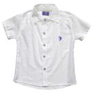 Camisa Infantil Look Jeans Manga Curta Collor