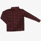 Camisa infantil manga longa xadrez Comlistra tamanho 10 12 14