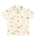 Camisa Infantil Masculina Deserto Trick Nick Bege Camisa Infantil Masculina Deserto Trick Nick Bege