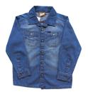 Camisa Infantil Masculina Jeans ML Milon