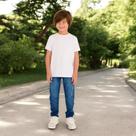 Camisa Infantil Menino Juvenil Masculino Gola Redonda Lisa