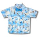 Camisa Infantil Olaf Boneco De Gelo Filme Frozen L + Gravata