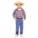 Camisa Infantil para Festa Junina Menino Listrada Tião