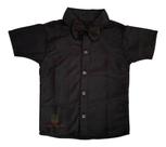 Camisa Infantil Preta Social + Gravata Camisa Infantil Preta Social + Gravata