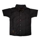 Camisa Infantil Preta Social + Gravata Camisa Infantil Preta Social + Gravata