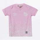 Camisa Infantil Santos Outubro Rosa 21/22 Torcedor Umbro