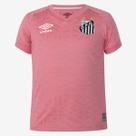 Camisa Infantil Santos Outubro Rosa 22/23 s/n Torcedor Umbro Feminina