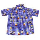 Camisa Infantil Temática Festa Junina Casal Caipira Xadrez