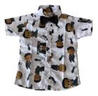 Camisa Infantil Temática Poderoso Chefinho Moreno + Gravata