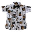 Camisa Infantil Temática Poderoso Chefinho Moreno + Gravata