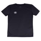 Camisa Infantil Umbro Legacy Manga Curta Respirável Preto
