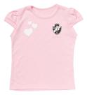 Camisa Infantil Vasco Baby Look Rosa Oficial