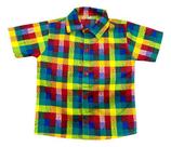 Camisa Infantil Xadrez Festa Junina Caipira São João Arraia - Camisa Infantil Xadrez Festa Junina Caipira São João Arraia -