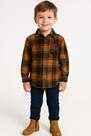 Camisa Infantil Xadrez Flanelada 100% Algodão Quentinha e Estilosa! Tam 12