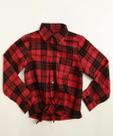 Camisa Infantil Xadrez Flanelada Marisa Tam 4 a 10-72082
