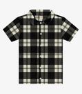 Camisa Infantil Xadrez Manga Curta Trick Nick Preto