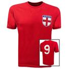 CAMISA INGLATERRA COPA 66 1960 Nº 9 BOBBY CHARLTON HISTÓRICA