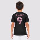 Camisa Inter Miami Dry II Infantil Preta e Rosa 9 Suárez