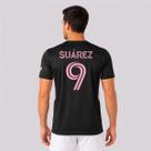 Camisa Inter Miami Dry II Preta e Rosa 9 Suárez