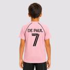 Camisa Inter Miami Dry III Infantil Rosa 7 De Paul