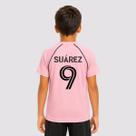 Camisa Inter Miami Dry III Infantil Rosa 9 Suárez