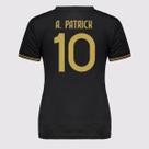 Camisa Internacional Feminina Preta e Dourada 10 Alan Patrick