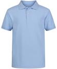 Camisa IZOD Boys School Uniforme de manga curta azul claro