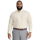 Camisa IZOD Hombre Gran Rendimiento Confort Cuadros Crema Dorada Camisa IZOD Hombre Gran Rendimiento Confort Cuadros Crema Dorada