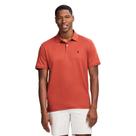 Camisa IZOD masculina de manga curta interlock Polo Burnt Henna