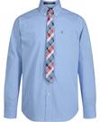 Camisa IZOD Vestido masculino de manga comprida com gravata Dragonfly 10