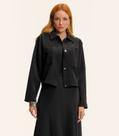 Camisa Jaqueta Feminina Alfaiataria Endless Preto