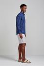 Camisa Jeans Comfort - Azul Marinho