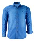 Camisa Jeans Manga Longa Amil Comfort Fácil De Passar 1694