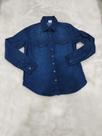 Camisa jeans manga longa