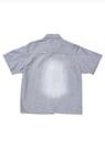 Camisa jeans masculina juvenil do 10 ao 16