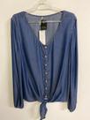 Camisa Jeans- scalon tam42