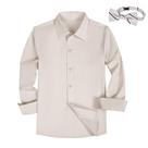 Camisa Joqeif Formal Tuxedo Bege Camisa masculina tamanho 8 Camisa Joqeif Formal Tuxedo Bege Camisa masculina tamanho 8