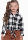 Camisa junina feminina de flanela Preto Muvilê