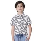 Camisa Juvenil Look Jeans Abacaxi Branca Camisa Juvenil Look Jeans Abacaxi Branca