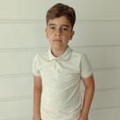 Camisa Juvenil Ogochi Gola Polo Manga Curta Casual Slim