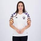 Camisa Kappa Vasco Aquecimento 2024 Feminina Branca