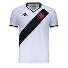 Camisa Kappa Vasco Oficial Kombat Away Player I 2025 Masculina - Branca