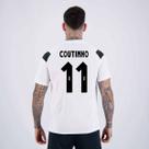 Camisa Kappa Vasco Supporter Cuts Branca e Preta 11 Coutinho Camisa Kappa Vasco Supporter Cuts Branca e Preta 11 Coutinho