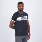 Camisa Kappa Vasco Supporter New Preta e Branca 11 Coutinho