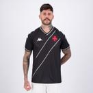 Camisa Kappa Vasco Supporter Tradition Preto